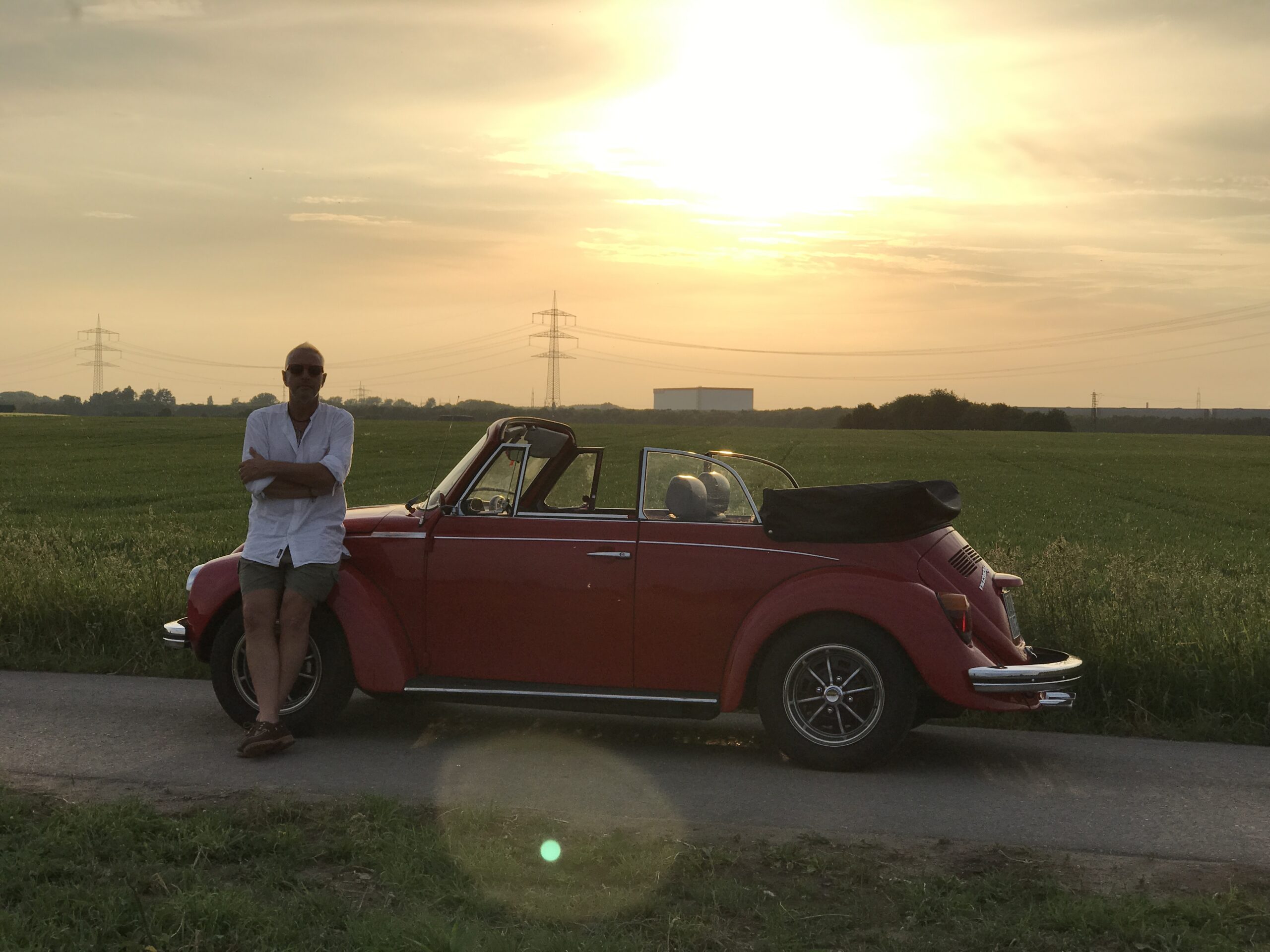 Valentin bei Sonnenuntergang